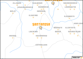 map of Santa Rosa