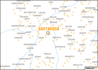 map of Santa Rosa