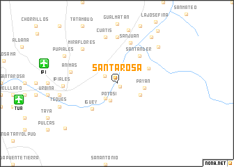 map of Santa Rosa