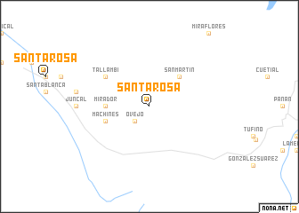 map of Santa Rosa