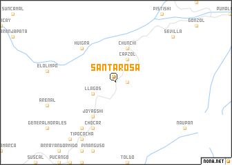 map of Santa Rosa