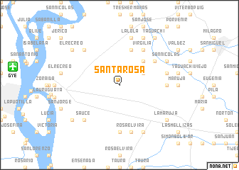 map of Santa Rosa