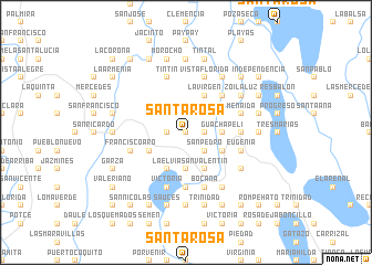 map of Santa Rosa