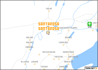 map of Santa Rosa