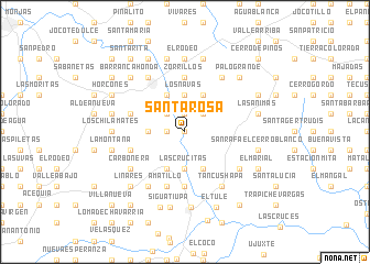 map of Santa Rosa