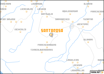 map of Santa Rosa