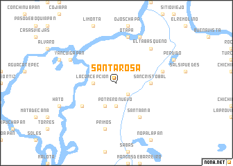 map of Santa Rosa