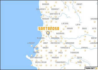 map of Santa Rosa