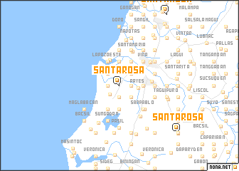 map of Santa Rosa