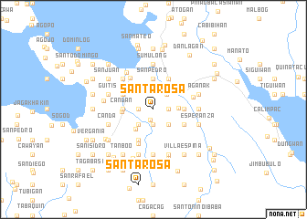 map of Santa Rosa