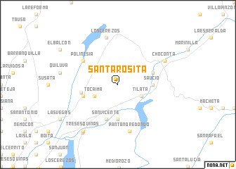 map of Santa Rosita
