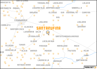 map of Santa Rufina