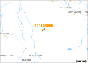 map of Santa Sara