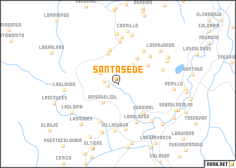 map of Santa Sede