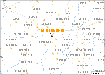 map of Santa Sofía