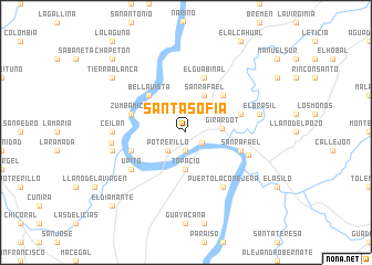 map of Santa Sofía