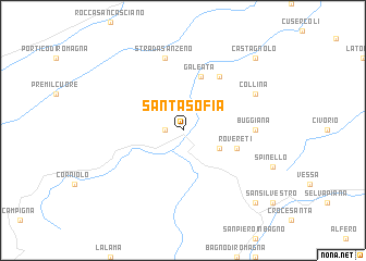 map of Santa Sofia