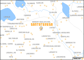 map of Santa Teresa