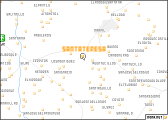 map of Santa Teresa