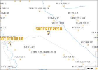 map of Santa Teresa