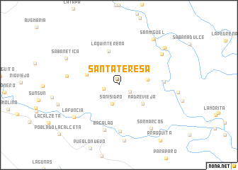 map of Santa Teresa