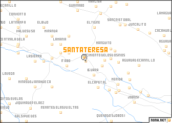 map of Santa Teresa