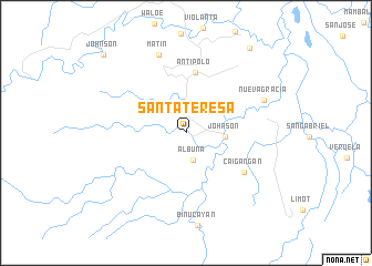 map of Santa Teresa
