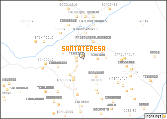 map of Santa Teresa