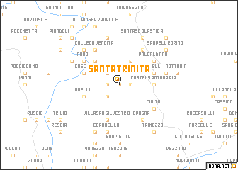 map of Santa Trinità