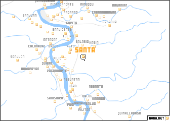 map of Santa