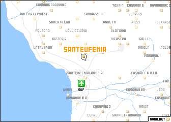 map of SantʼEufemia