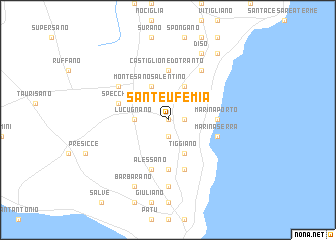 map of SantʼEufemia