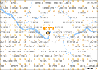 map of Sante