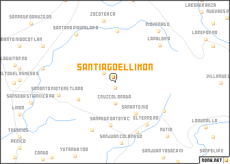 map of Santiago El Limón