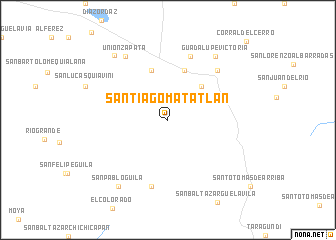 map of Santiago Matatlán
