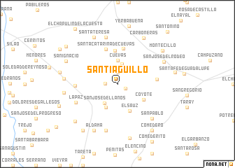 map of Santiaguillo