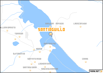 map of Santiaguillo