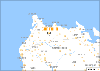 map of Santikin