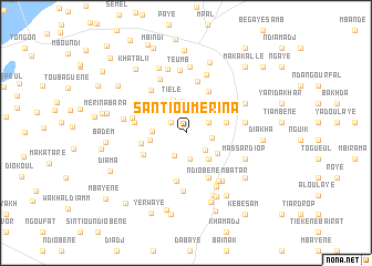 map of Santiou Mérina