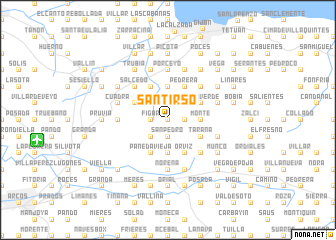map of San Tirso