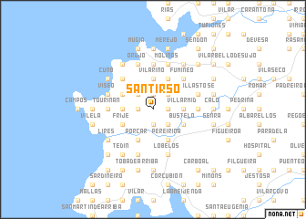 map of San Tirso