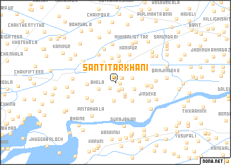 map of Santi Tarkhāni