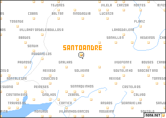 map of Santo André