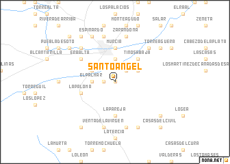 map of Santo Ángel