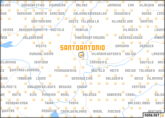 map of Santo António