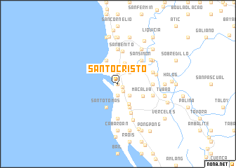 map of Santo Cristo