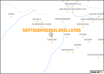 map of Santo Domingo de los Olleros