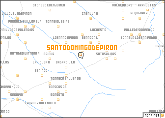 map of Santo Domingo de Pirón