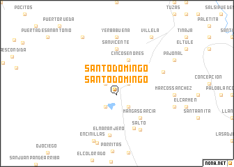 map of Santo Domingo