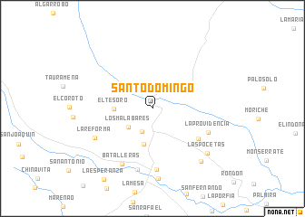 map of Santo Domingo